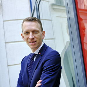 Download von www.picturedesk.com am 11.06.2024 (16:26). *** EXKLUSIV *** Sebastian Wolf, Vorstand von Rosenbauer, Wien - 20230421_PD21723 - Rechteinfo: Rights Managed (RM) Exklusives Bildmaterial - Achtung Sonderkonditionen