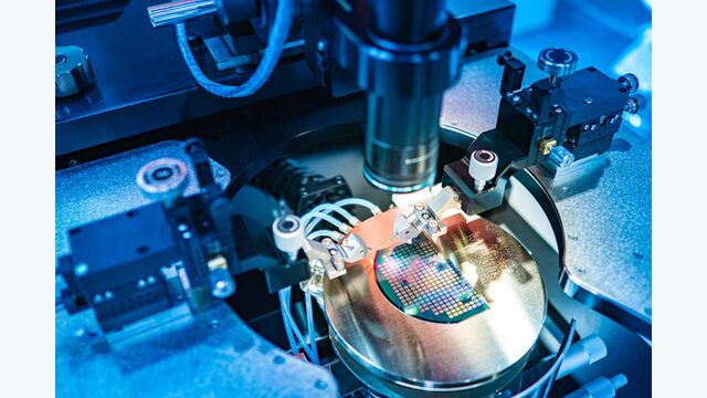Produktion von Chips für Industrie