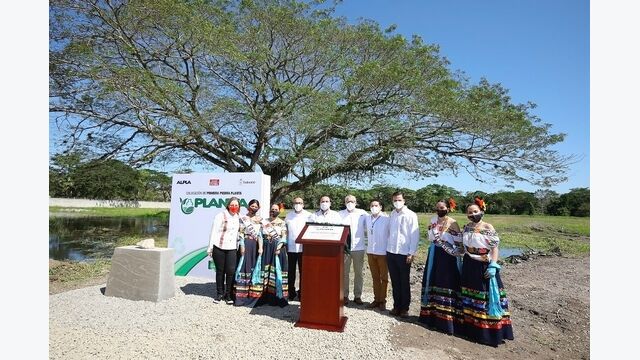 Grundsteinlegung für Recyclingwerk PLANETA von ALPLA und Coca-Cola FEMSA