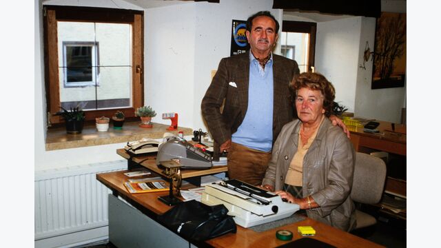 Günter Fronius und Gattin Friedl