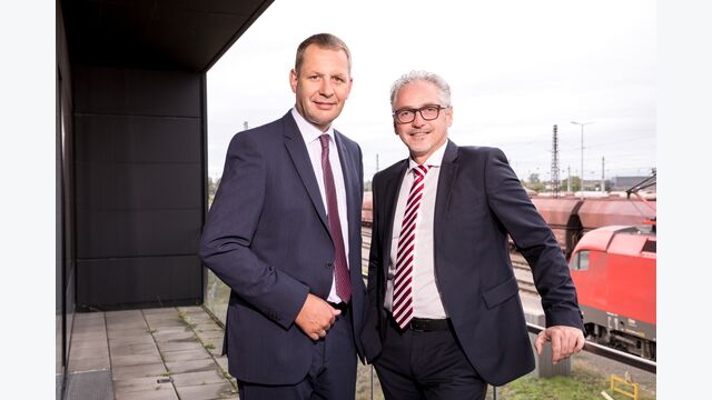 LogServ-Geschäftsführer Christian Janecek (re.) und Markus Schinko