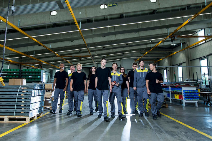 Lehrlinge bei KNAPP AG