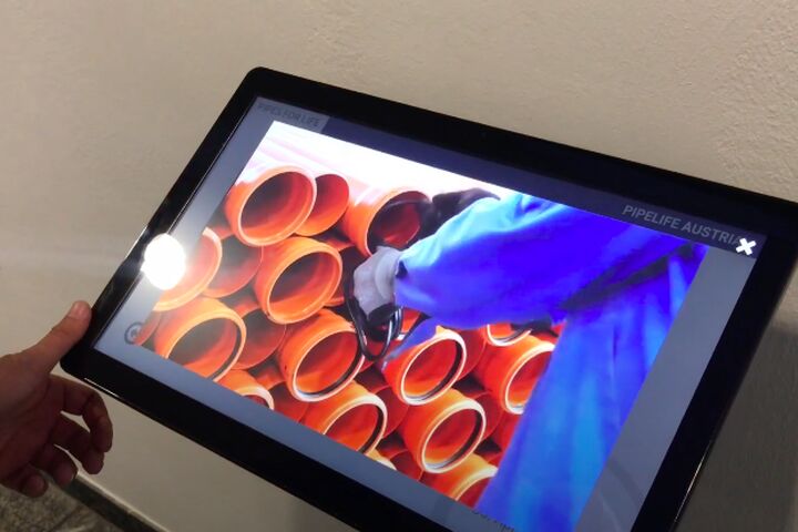 Die Kunststoffrohrproduktion Pipelife von Wienerberger in Wiener Neudorf