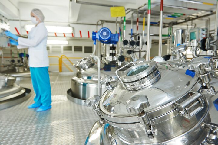 Labor in der Chemieindustrie. Gasverbrauch in der österreichischen Industrie