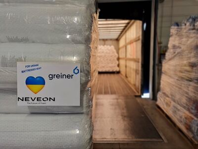Hilfslieferungen von Greiner NEVEON in die Ukraine