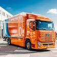 Mit Wasserstoff angetriebener Truck von Logistiker Gebrüder Weiss