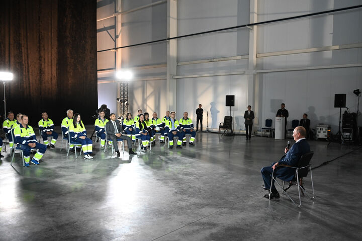 Eröffnung einer Weisszementfabrik; Lasselsberger Group in Baschkortostan