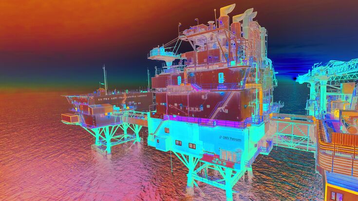 Petromar Central Platform, Schwarzes Meer, Rumänien