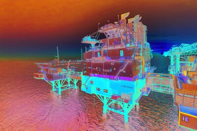 Petromar Central Platform, Schwarzes Meer, Rumänien