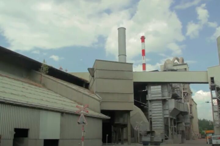 Zementproduktion bei Holcim