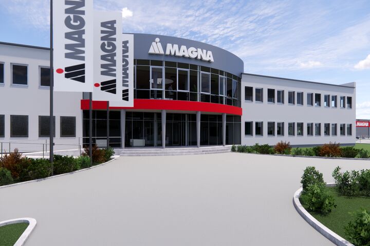 Das geplante Magna Werk in Kechnec, Slowakei