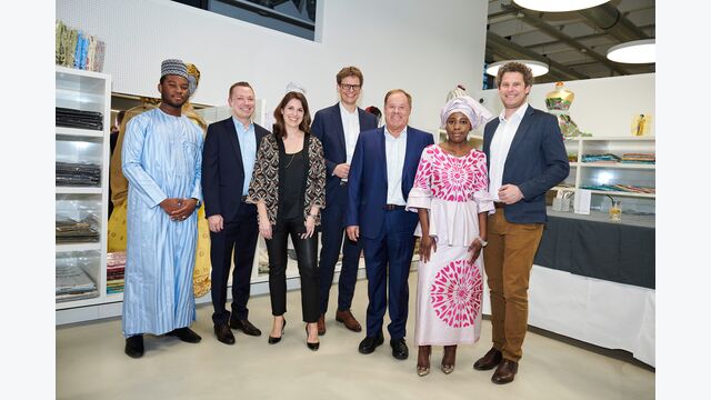 Eröffnung der Getzner Boutique in Lustenau, Vorarlberg. Getzner ist ein in siebter Generation geführter Familienbetrieb in der Textilindustrie.