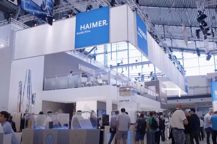 Die AMB, Messe für Metallbearbeitung, 2018 der Messe Stuttgart.