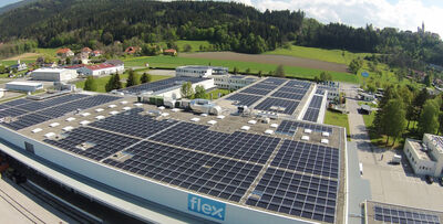 © Flex Ausbau der PV-Anlagen bei Flex Althofen