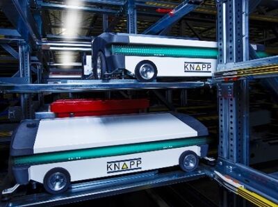 © Knapp Ein neues Kommissionier- und Lagersystem ist das Herzstück der automatischen Produktionsversorgung und Ersatzteilkommissionierung der Liebherr-Mining.