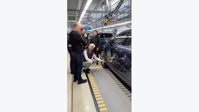 Produktion des Fisker bei Magna Steyr in Graz