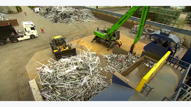 Aluminum-Recycling ist nicht nur möglich, sondern auch vergleichsweise sehr energiesparend.