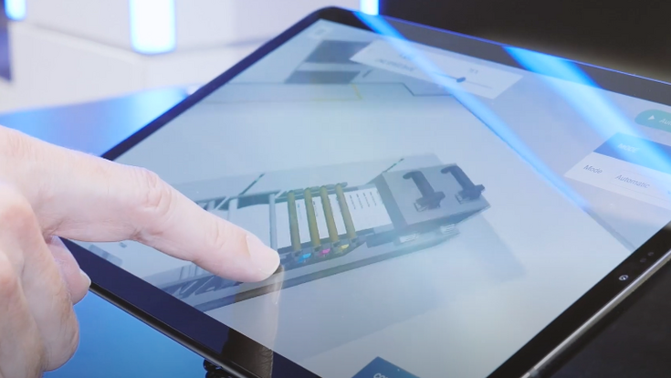© YouTube/Lenze Group Lenze sorting cell und digitaler zwilling