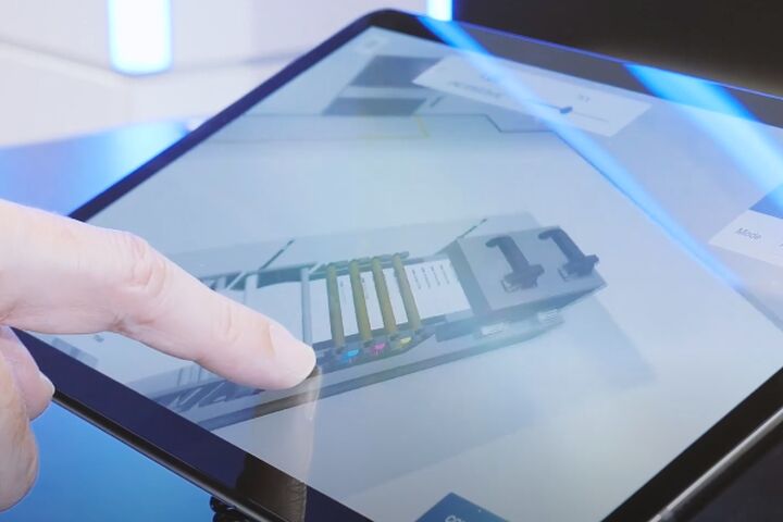 Lenze sorting cell und digitaler zwilling