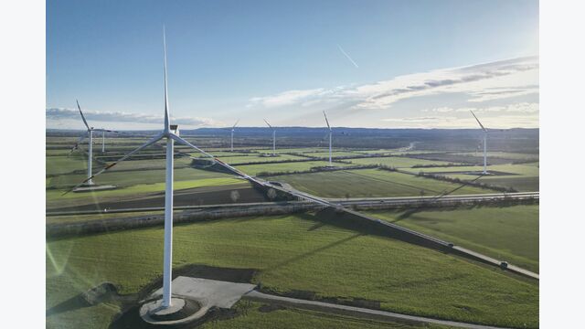 7,6 Megawatt leisten die acht neuen Windräder im Windpark