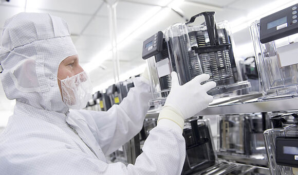 Im Labor von Elektronikhersteller ams Osram.