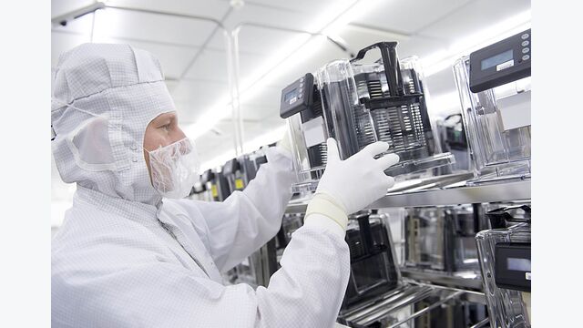 Im Labor von Elektronikhersteller ams Osram.