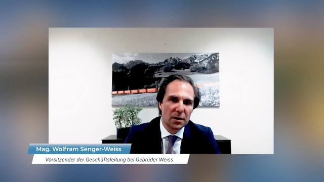 Wolfram Senger-Weiss, Vorsitzender der Geschäftsleitung Gebrüder Weiss