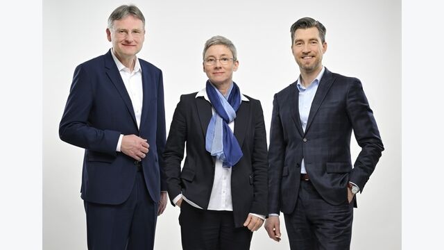 Künftige Dreier-Geschäftsführung des AIT Austrian Institute of Technology