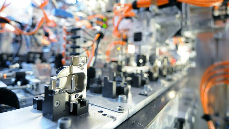 Scharnierproduktion von Blum in Vorarlberg