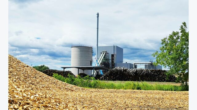 Lenzing-﻿Biomassekraftwerk in Heiligenkreuz