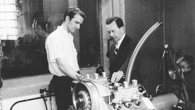 Ferdinand Piech und Porsche-Gründer Ferry Porsche