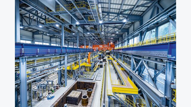 das neue Edelstahlwerk am steirischen voestalpine-Standort Kapfenberg.