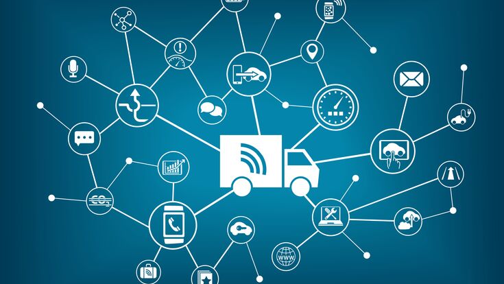 autonomous driving, trucks, truck, transport, transportation, logistic, logistics, parcel, connected truck, smart truck, smart car, dashboard, infographic, concept, service, car pool, digital, digitization, disruption, technology, cockpit, direction, navigation, satellite, car, connected, driverless, road, driving, safety, future, iot, internet, autonomous, illustration, vector, self, drive, smart, traffic, vehicle, background, intelligent, connectivity, auto, driver, automatic, automation, conceptual