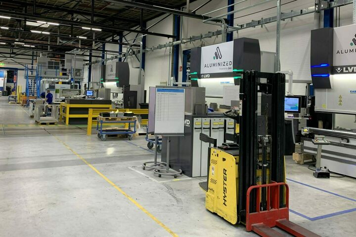 Shopfloor von Aluminized, einer 100-Prozent-Tochter von SAG Niederlande