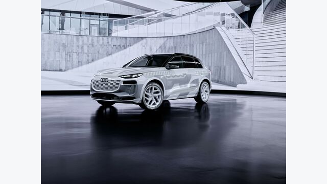 The Audi Q6 e tron is the first model series based on the newly developed Premium Platform Electric (PPE) and the new E³ electronics architecture.