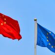 politics, economy, economics, trade war, trade deal, european union, china, flag, europe, sky, blue, symbol, national, wind, country, red, banner, union, yellow, eu, nation, pole, patriotism, waving, spain, white, germany, emblem, flags, flagpole, italy