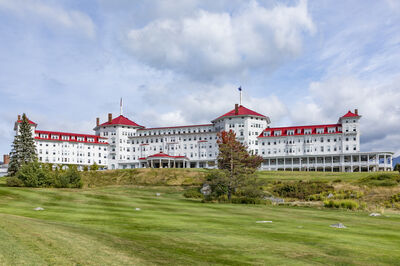 © Getty Images Bretton Woods, USA - September 20, 2017: famous Mount Washington Hotel in Jefferson in the mount washington area.