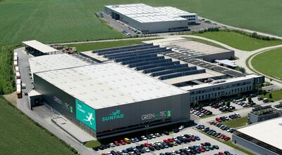 © GREENoneTEC Die Firma GREENoneTEC in St. Veit mit modernen Produktionshallen.