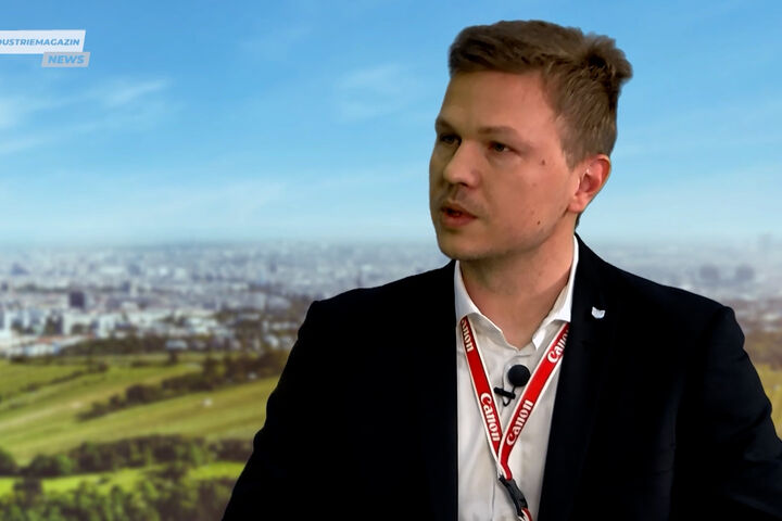 Patrick Pagler, Business Development Manager Business Development Manager bei Canon Austria spricht im Industriemagazin News Interview über die Vorteile und Herausforderungen von alternativen zu Industriekamerasystem im Automated E-Commerce Umfeld.