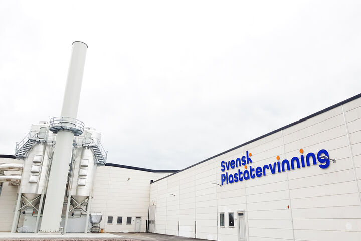 Die weltweit größte Kunststoff-Sortieranlage in Motala, Schweden