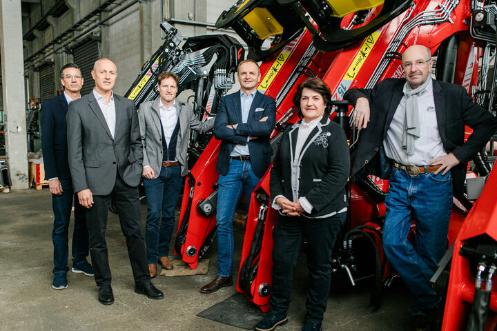 von links nach rechts: Siddhartha Sampathkumar, Christian Rauscher, Lothar Stadler, Martin Lehner, Waltraud Wilding-Penz, Rochus Penz