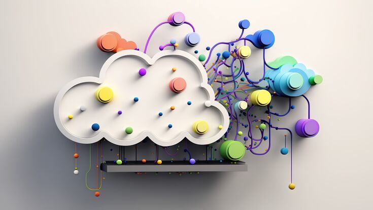 © Lance - stock.adobe.com abstract, intelligence, mind, 3d, computer, data center, cyber security, managed network, ai art, ai, ai brain, network visibility, cloud, icon, computing, internet, illustration, vector, symbol, technology, weather, sky, cloud computing, concept, network, web, server, data, design, communication, button, business, storage, blue, sign, color, circle, art, pattern, decoration, shape, colorful, balloon, bubble, fun, element, card, happy