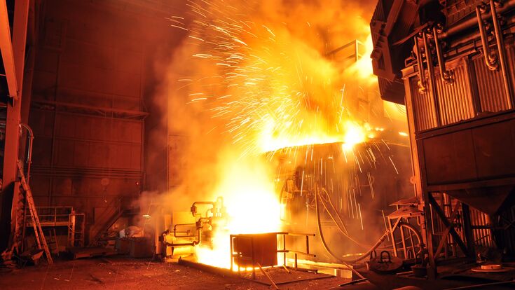 © Fotolia Gießerei Metallindustrie