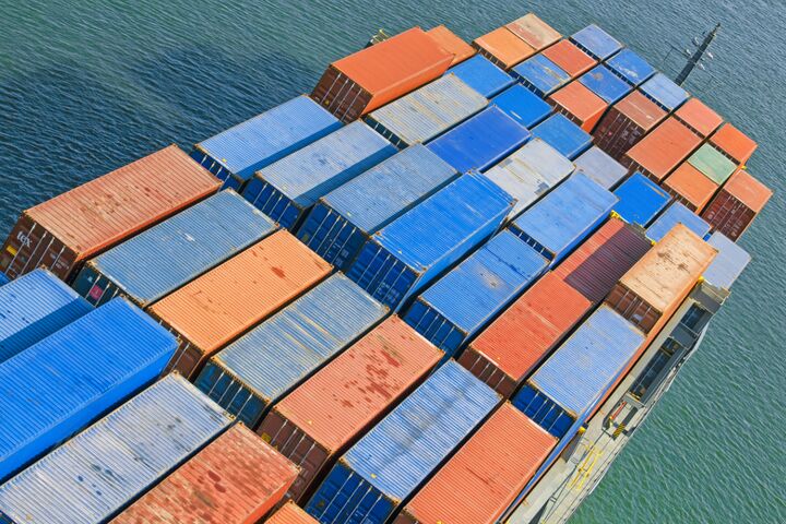 Container Seefracht Schiffstransport