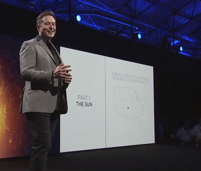 © Screenshot: INDUSTRIEMAGAZIN Screenshot Elon Musk Tesla Batterie