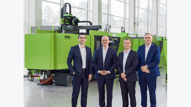 Vierer-Geschäftsführung: CEO Stefan Engleder, CTO Gerhard Dimmler, CFO Simon Zeilberger und CPO Gerhard Stangl