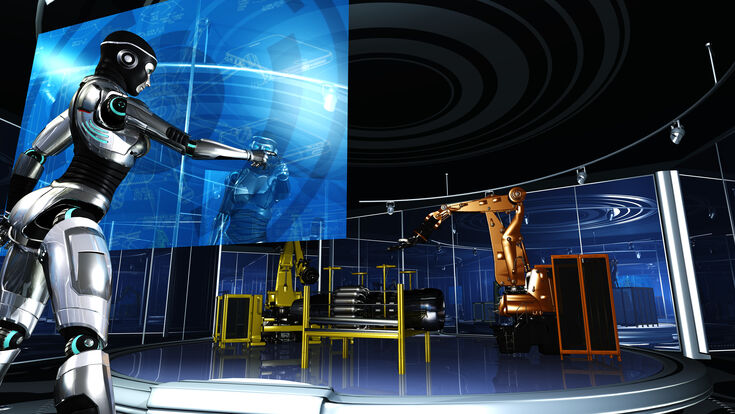 © pgottschalk - Fotolia Fabrik digital Industrie industriell Revolution intelligent Produktion Fertigung Vernetzung Steuerung Roboter Automation autonom Netzwerk Logistik Information Maschinell Kommunikation Hightech Zukunft Zukunftsprojekt Wertschöpfung Prozesstechnik M2M Leitstelle Revolution Innovation innovativ effizient effektiv Qualitätssicherung Verfahrenstechnik Systemtechnik fabrik digital industrie industriell revolution intelligent produktion fertigung vernetzung steuerung roboter automation autonom netzwerk logistik information maschinell kommunikation hightech zukunft zukunftsprojekt wertschpfung prozesstechnik m2m leitstelle innovation innovativ effizient effektiv qualittssicherung verfahrenstechnik systemtechnik