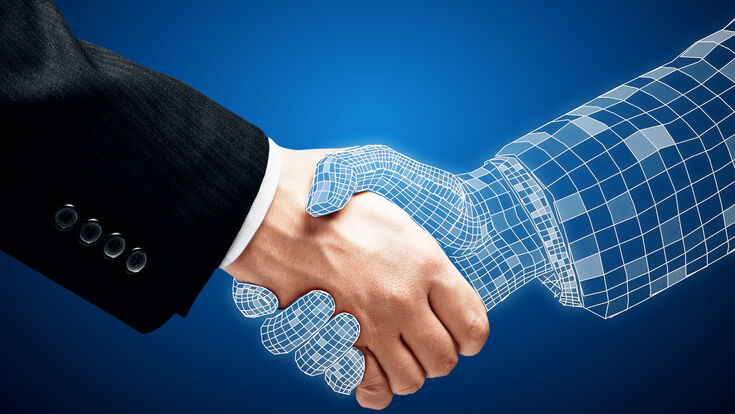 © peshkova / Fotolia Digitaler Händedruck Vertrieb handshake hands business shaking closeup close up professional sideview side view job cooperation deal contract greeting communication together human handshaking hand shake meeting partnership successful agreement success corporate people team teamwork background concept friendship trust office person digital online web internet symbol blue suit sleeve businessman man partner abstract creative handshake hands business shaking closeup close up professional sideview side view job cooperation deal contract greeting communication together human handshaking hand shake meeting partnership successful agreement success corporate people team teamwork background concept friendship trust office person digital online web internet symbol blue suit sleeve businessman man partner abstract creative
