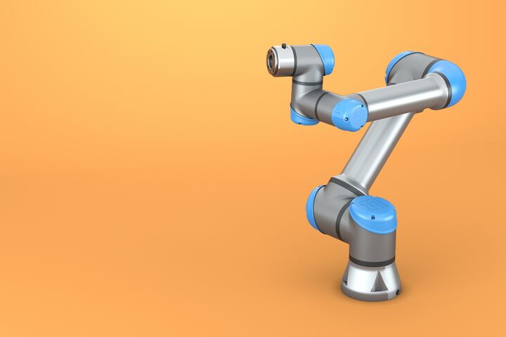 universal robot, cobot, robot arm, robot hand, robotic, robotics, robotized, 3d, robot, 3d illustration, arm, hydraulic, illustration, industrial, industry, kuka, assembly, assistant, automated, automatic, automation, background, collaboration, equipment, factory, hand, machine, machinery, manufacture, mechanism, modern, orange, system, technology, ur, yellow, concept, cybernetic, dynamics, engineering, high-tech, line