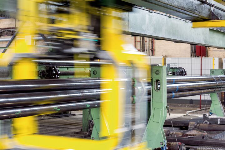 Voestalpine Rohr Stahl Industrie Logistik Produktion Lager